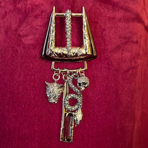 Alexis Bittar Necklace/Pin - Picture 1 of 2